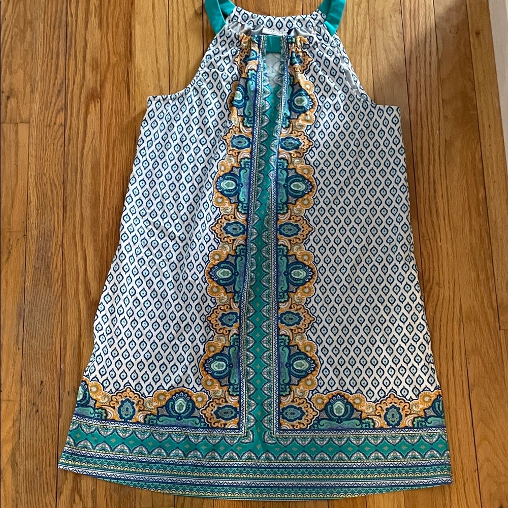 Stylish Cabana Life Sleeveless Shift Dress